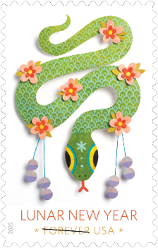 Lunar new year stamp