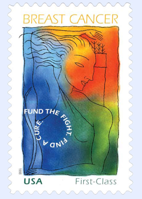 Breast Cancer semipostal stamp